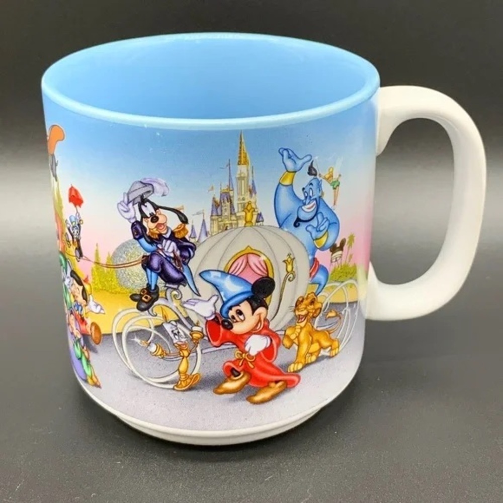 Vintage Walt Disney World 25th Anniversary Coffee Mug Remember The Magic 1996.